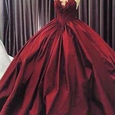 quinceanera dresses,burgundy wedding dress,maroon ball gowns wedding gowns