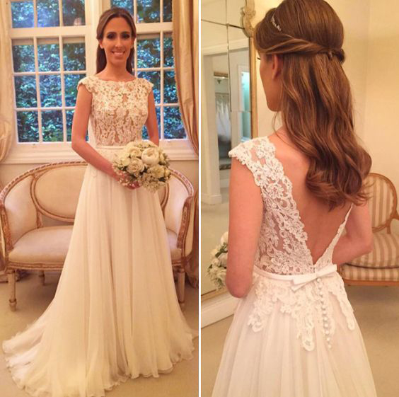 Lace Tulle Bridesmaid Dresses with Bottoms