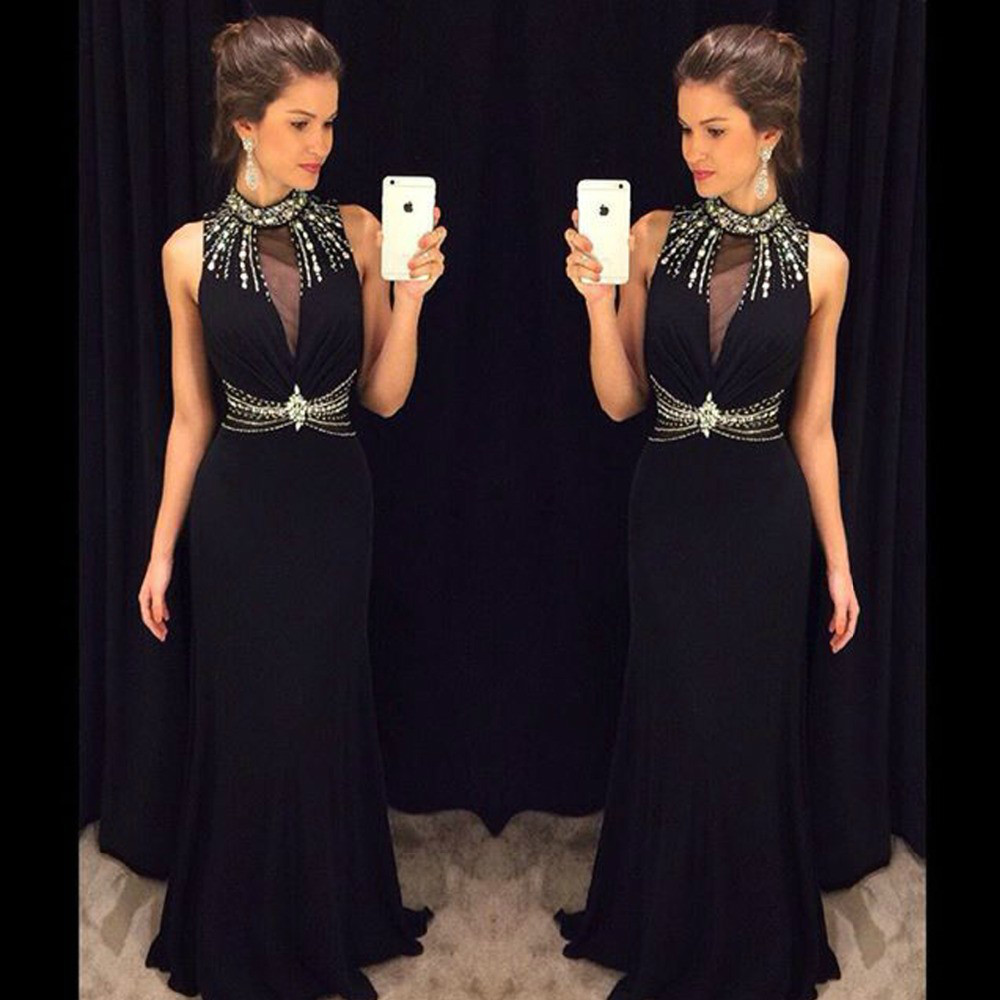 black cocktail dress size 16