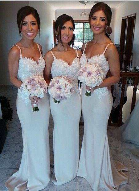 Ivory Bridesmaid Dresses