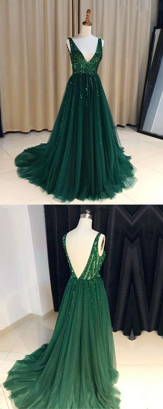 emerald green night dresses