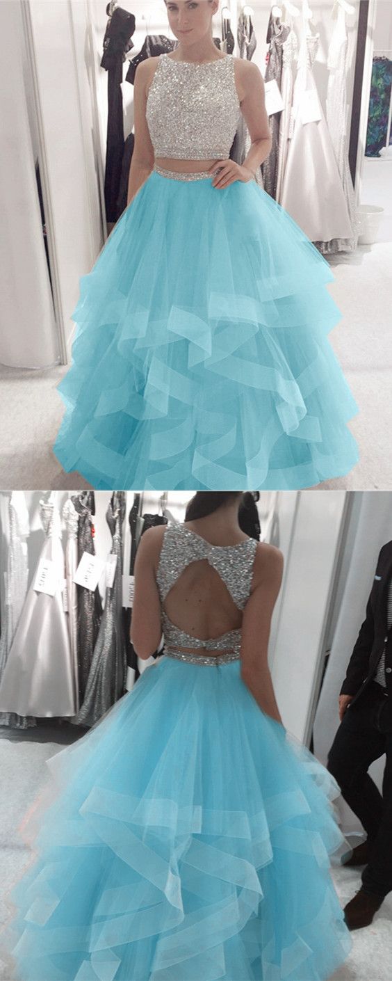 macys light blue prom dress
