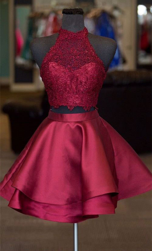 fuchsia homecoming dress