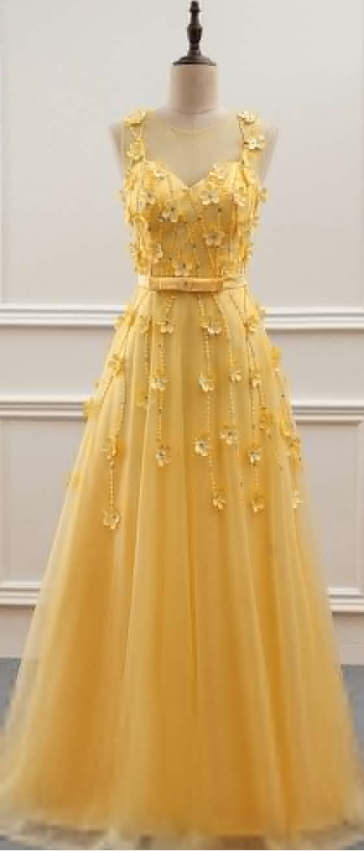 Yellow Evening Gowns Outlet Shop, UP TO ...