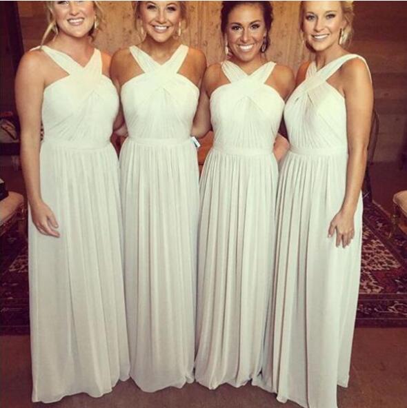 cream bridesmaid dresses