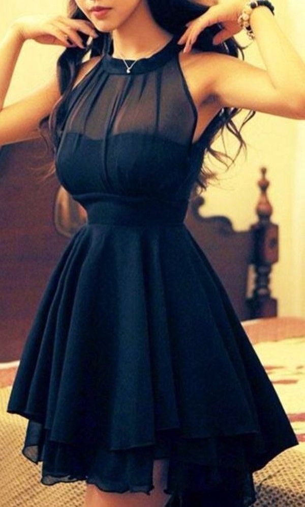 Elegant Navy Blue Dresses
