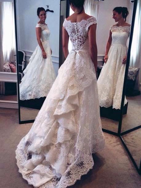 Modest Wedding Dresses with Lace