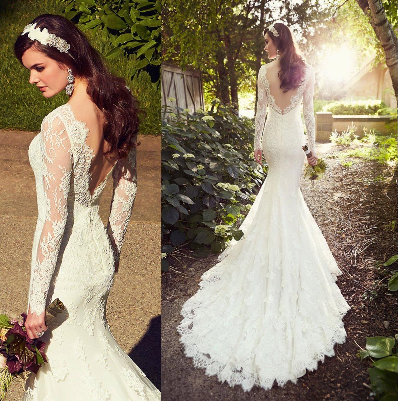 Lace Wedding Dresses With Open Back Carley Connellan