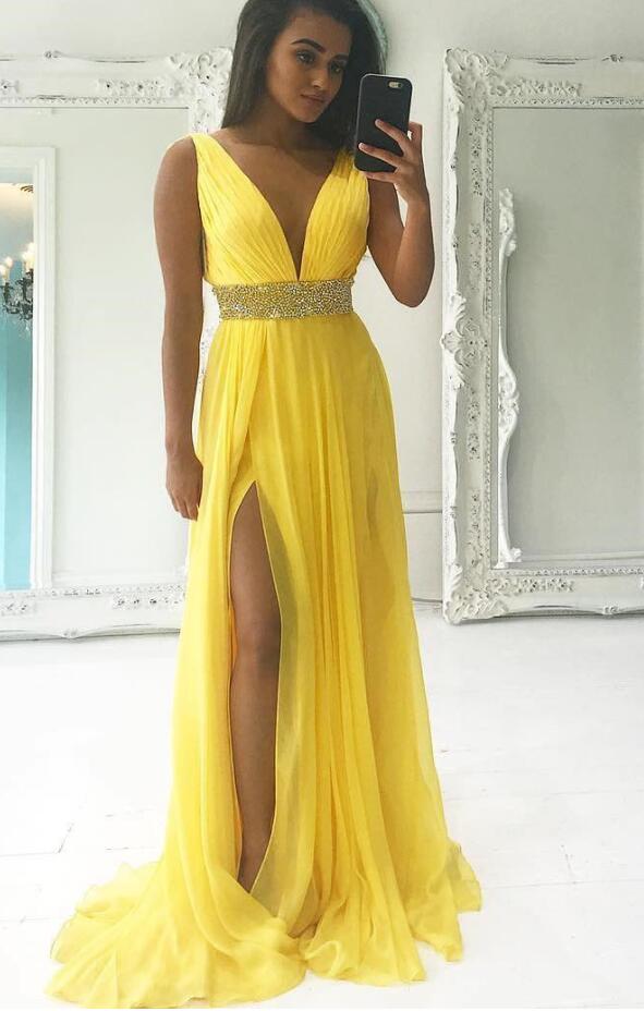 Sweet 16 yellow clearance dresses