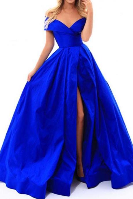 Cheap Prom Dresses,long Prom Dresses,simple Royal Blue Prom Dresses ...