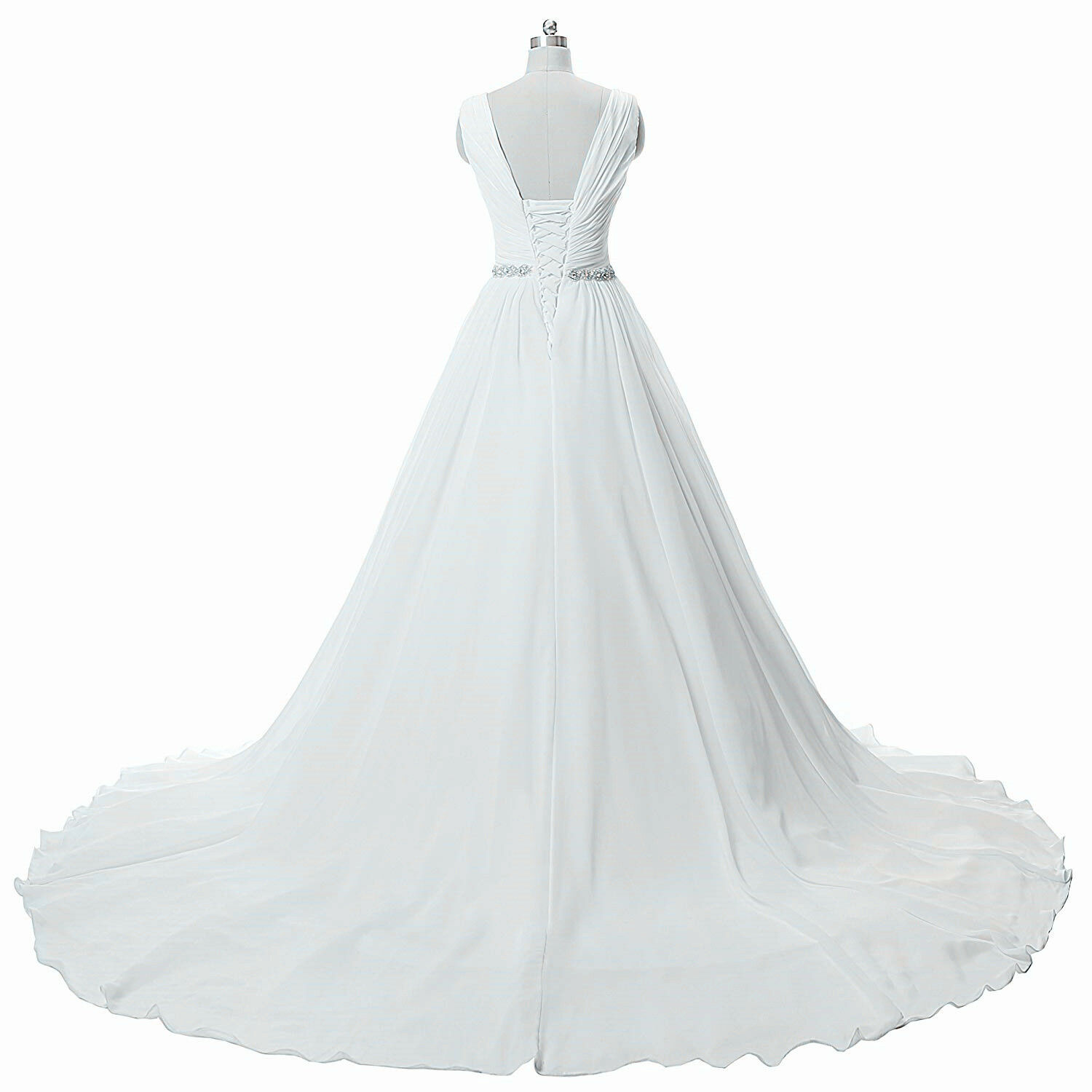 Hot Whiteivory Wedding Dress Bridal Gown Custom Size On Luulla 4424